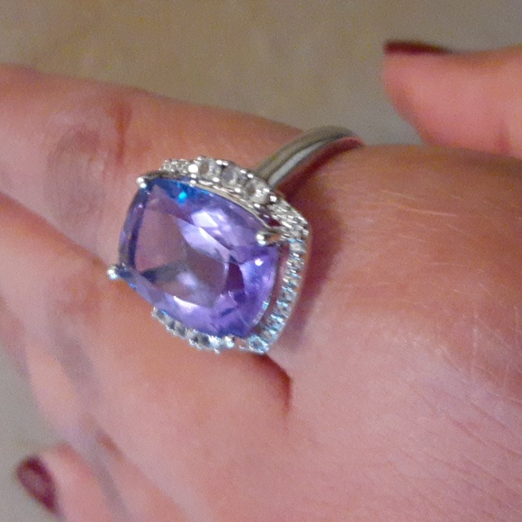 PRICE IS FIRM. 925, Untreated, Natural Color Change Fluorite And Natural White. - Picture 7 of 11